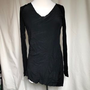 Black long sleeve tunic